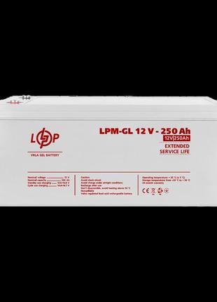Акумулятор гелевий lpm-gl 12v - 250 ah