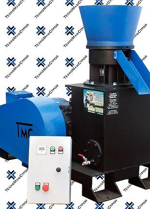 Гранулятор топливных пеллет с опилки,тырсы,соломы,шелухи 350кг/ча