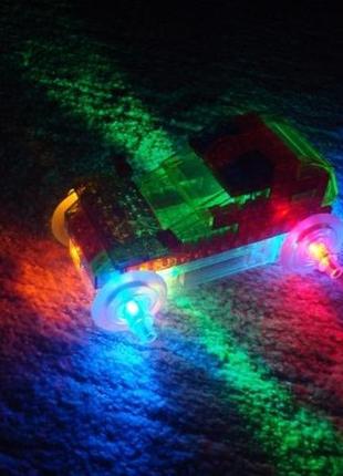 Дитячий світний конструктор laser pegs 8 в 1 іграшка (lego,...3 фото