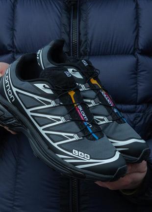 Мужские кроссовки salomon xt-6 avd grey 46
