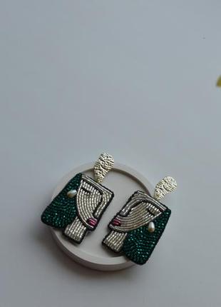 Сережки «обличчя» 4