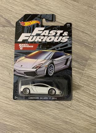 Hot wheels lamborghini gallardo lp 560-4 колекційний модель ff