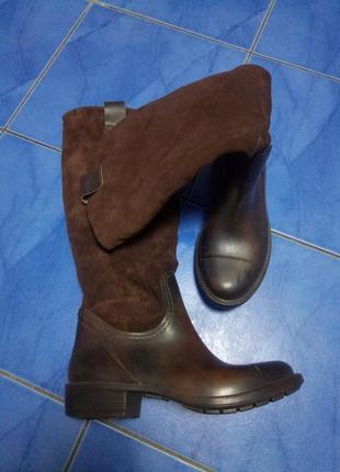 Резиновые сапоги с зашовым верхом