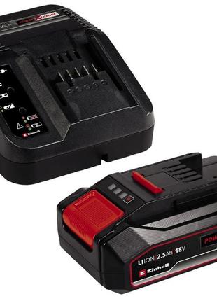 Акумулятор + зарядний пристрій einhell 18v 2.5 ah pxc starter kit (4512097)