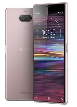 Мобільний телефон смартфон sony xperia 10 i4113 3/64gb pink ref - екран 6'', 2 sim, 2870 маг, з гарантією