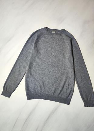 John smedley 👑 производство англия нереальный серый свитер из 100% кашемира4 фото
