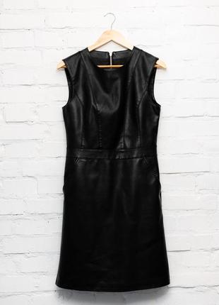 Сарафан из экокожи