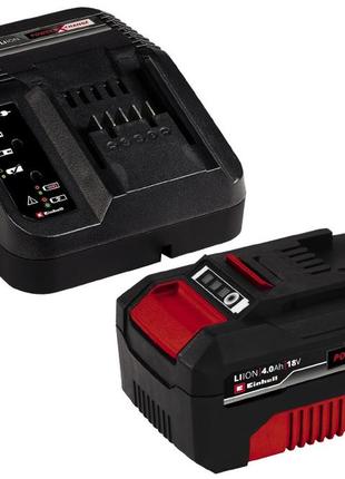 Акумулятор + зарядний пристрій einhell 18v 4.0 ah pxc starter kit (4512042)