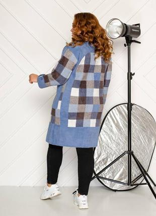 Жіноче пальто з альпаки єдиного розміру 46-5211 фото