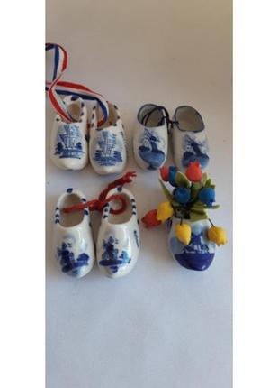 Статуэтка фарфоровая башмачки holland