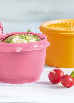 Набір чаш «в один дотик (600/910 мл) tupperware