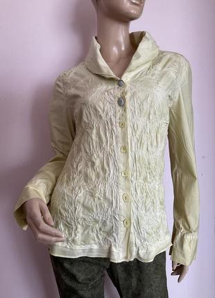 Дизайнерская итальянская блуза- жакет/l/brend elisa cavaletti2 фото