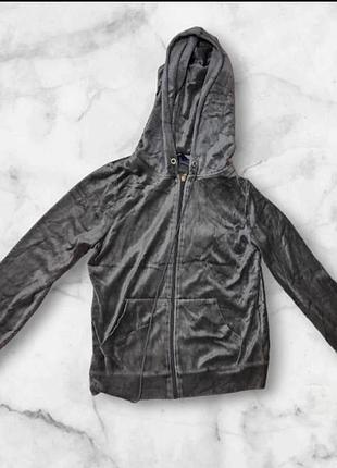 Велюрова кофта на замочку