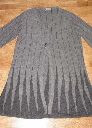 Отличный кардиган, ангора, на ог 100-110см,