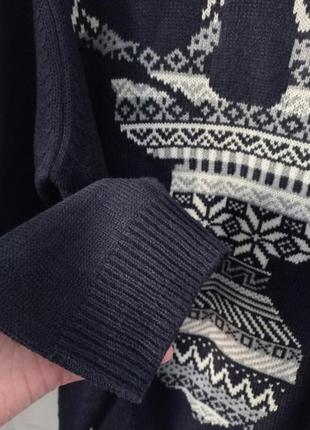 Распродажа мужской свитер джемпер с оленем5 фото