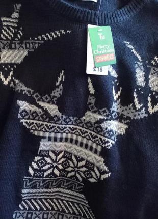 Распродажа мужской свитер джемпер с оленем7 фото