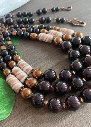 "цветет вишня" бусы