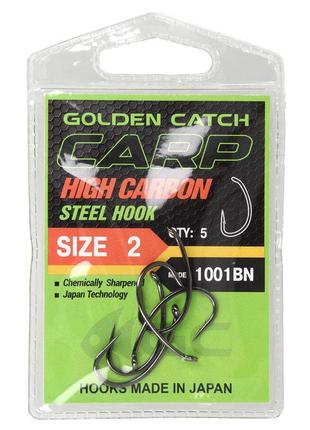 Гачок для риби golden catch carp 1001bn №8 (10шт)