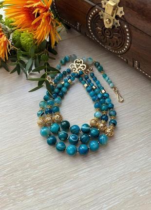 Синяя сказка намисто