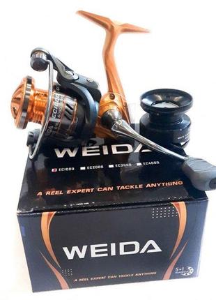 Катушка weida ec 1000, 5+1 подшипник