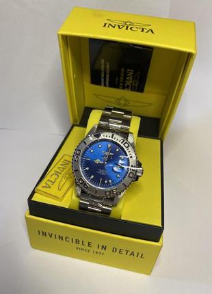 Чоловічий годинник invicta pro diver quartz blue dial2 фото