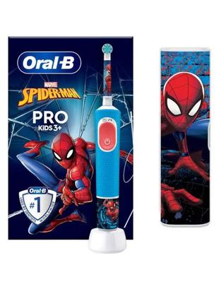 Зубная щетка oral-b spiderman pro kids электрическая d103.413.2kx тип 3708