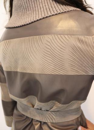 Жіноча куртка із натуральної шкіри та замша ferrizo2 фото
