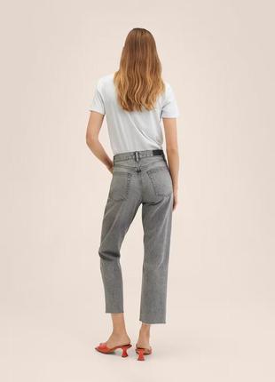 Сірі джинси mango zara havana mid rise jeans2 фото