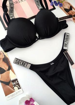 Купальник со стразами victoria's secret original xs s m l 34c 75c 32b 70b 75a 34a 34b 75b