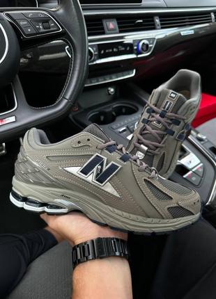 Кроссовки new balance 1906r grey navy4 фото