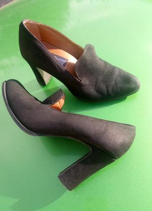 Нубук туфли dolcir carlini а-ля королевишны