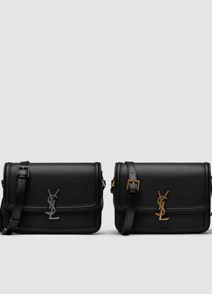 Saint laurent solferino large ysl черная маленькая сумка6 фото