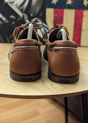 Кожаные премиум мокасины polo ralph lauren 43-44 размер оригинал4 фото