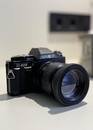 Продам пленочный фотоаппарат minolta x-300 с объективом