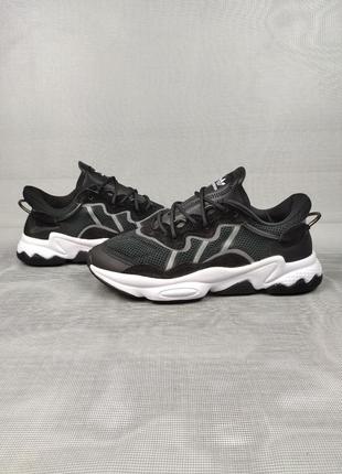 Adidas ozweego black&amp;white7 фото