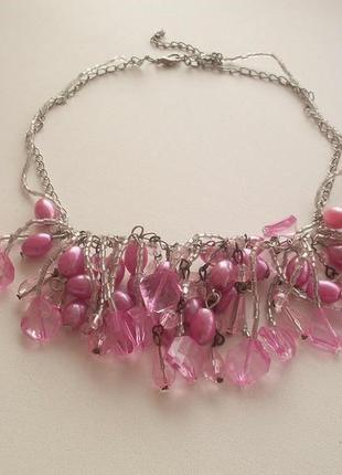 Кольє «сливова карамель» 2