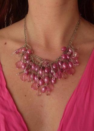 Колье «сливовая карамель»