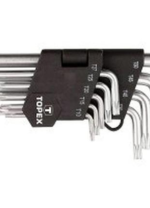 Набор topex ключи torx, набор 9 шт (35d960) 6 гранные