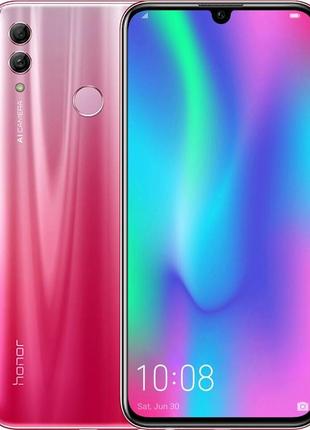 Мобільний телефон смартфон honor 10 lite 6/128gb red - екран 6,21'', 2 sim, 3400 маг, з гарантією