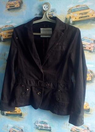 Вінтажна курточка темно-шоколадного кольору. розмір 44. tom tailor