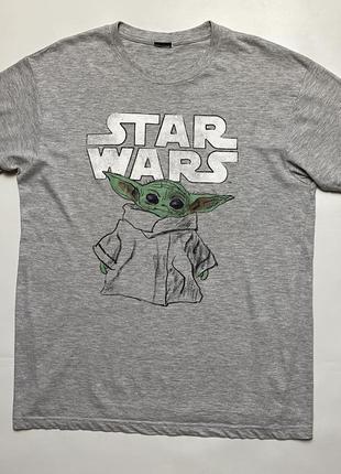 Футболка мерч star wars the mandalorian baby yoda grogu