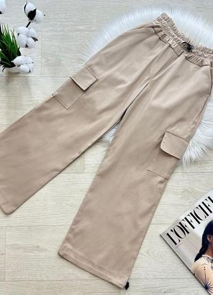 Штани карго, котон-джинс