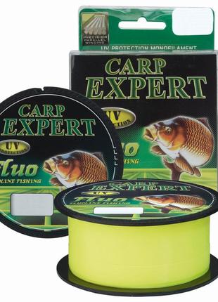 Леска energofish carp expert uv fluo жёлтая 300м 0.25мм 8.9кг