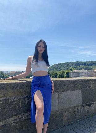 Длинная облегающая юбка