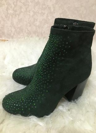 Сапожки ботики полуботинки демисезонные замшевые