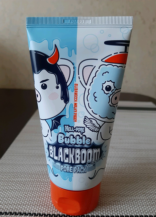 Киснева маска hell-pore bubble blackboom pore pack1 фото