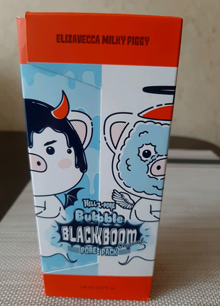 Киснева маска hell-pore bubble blackboom pore pack3 фото