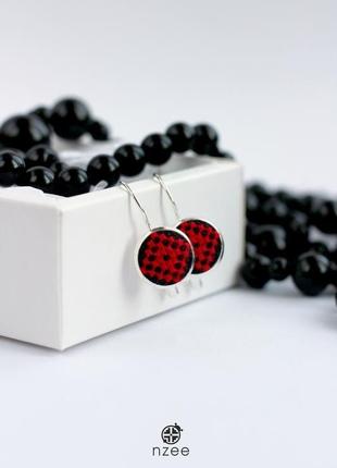 Вышитые серьги / серьги с вышивкой