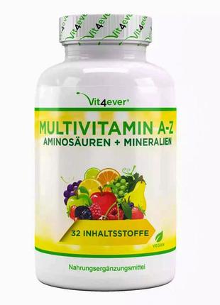 Мультивітаміни німеччина 365 табл. на 1 рік нові комплекс вітамінів з мінералами та амінокислотами