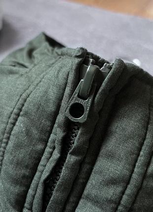 Мужская хаки карандашная темная зеленая куртка пуховик пуфер diesel оригинал размер xl xxl дизель5 фото